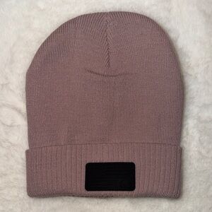 Mauve Knit Beanie